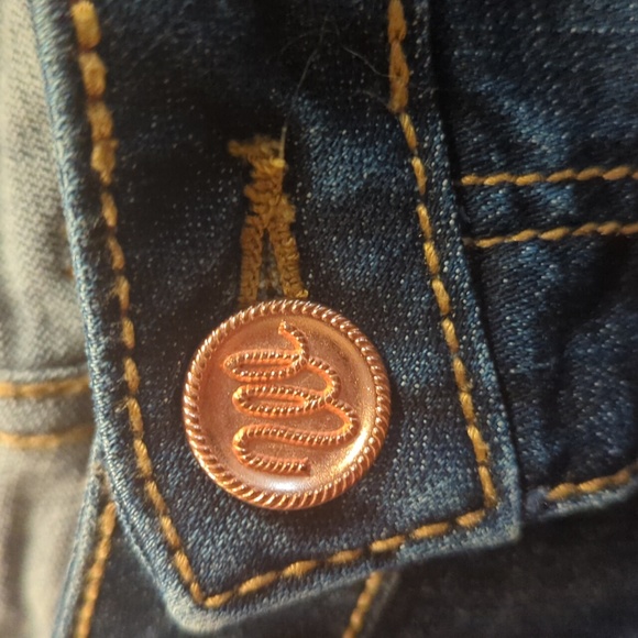 Wrangler Bootcut blue jeans size 3/4 - Picture 3 of 6